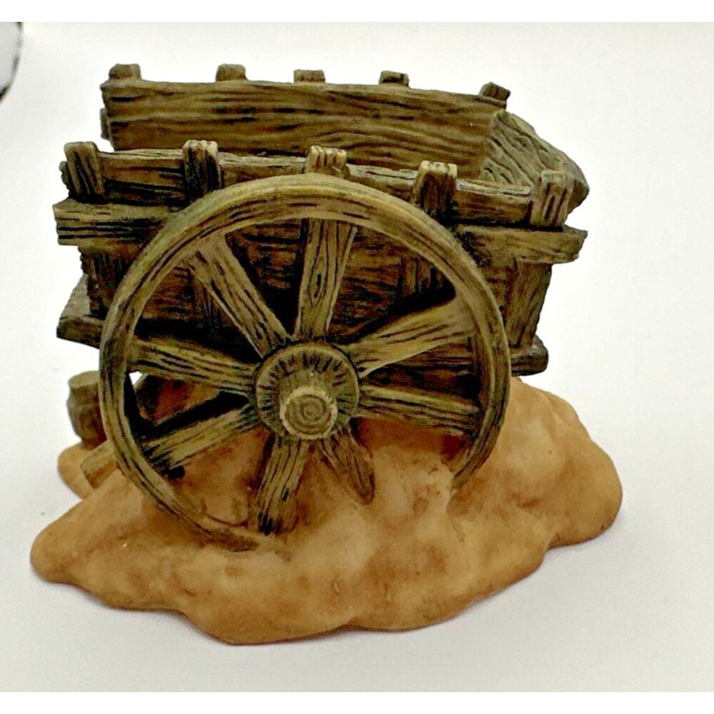 Bethlehem Village Cart wheel barrow Grandeur Noel 2001 Replacement Piece